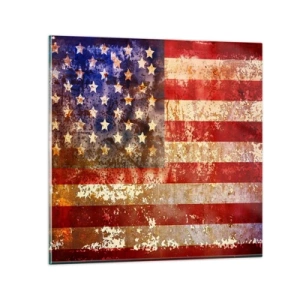 Obraz na szkle - Chwała nie przemija - 40x40 cm