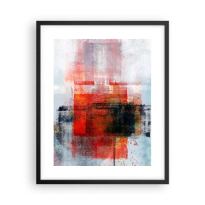 Plakat w czarnej ramie - Kompozycja rozżarzona - 40x50 cm