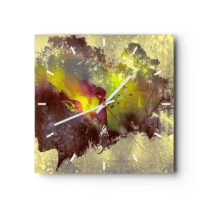 Zegar ścienny - Matka Natura - 40x40 cm