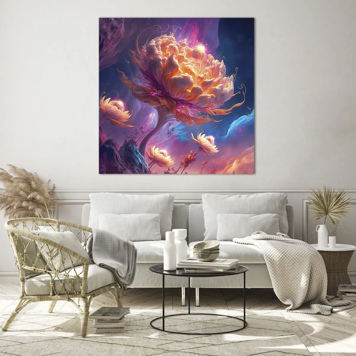 Obraz na szkle - Inny świat - 50x50 cm