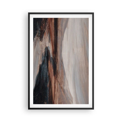 Plakat w czarnej ramie - Spokojna dolina - 61x91 cm