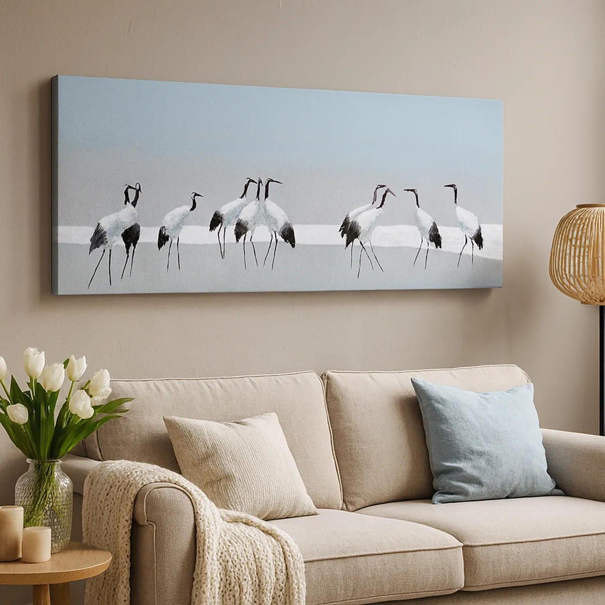 Obraz na płótnie - Po gorącym dniu - 30x30 cm