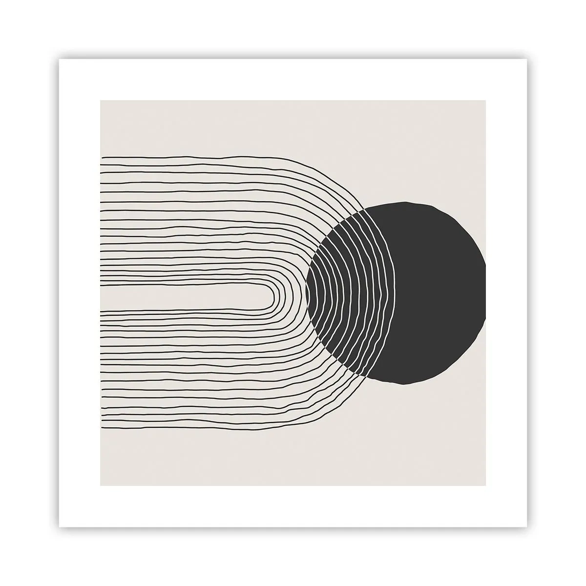 Plakat - Drżenie i pewność - 40x40 cm