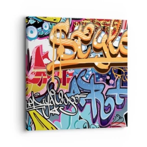 Obraz na płótnie - Murale, murale, murale… - 30x30 cm