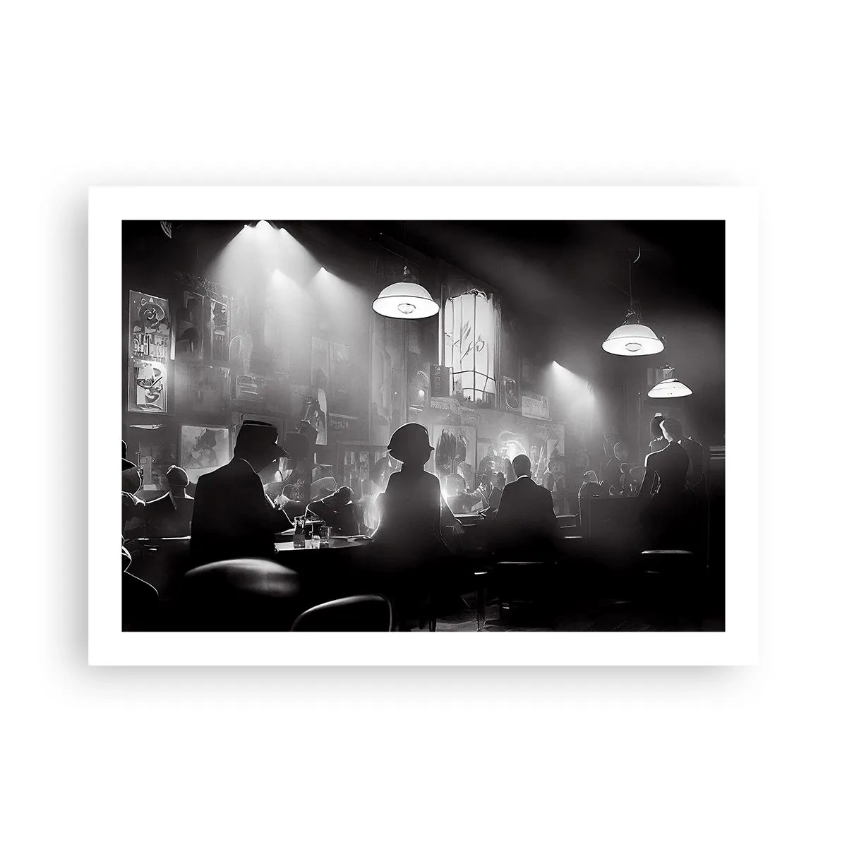 Plakat - W jazzowym klimacie - 70x50 cm