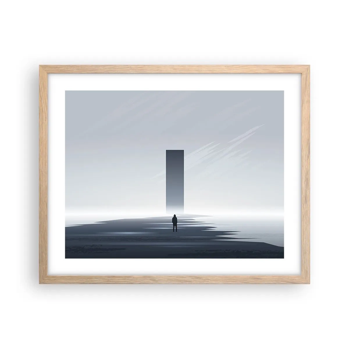 Plakat w ramie jasny dąb - Szansa czy zagrożenie? - 50x40 cm