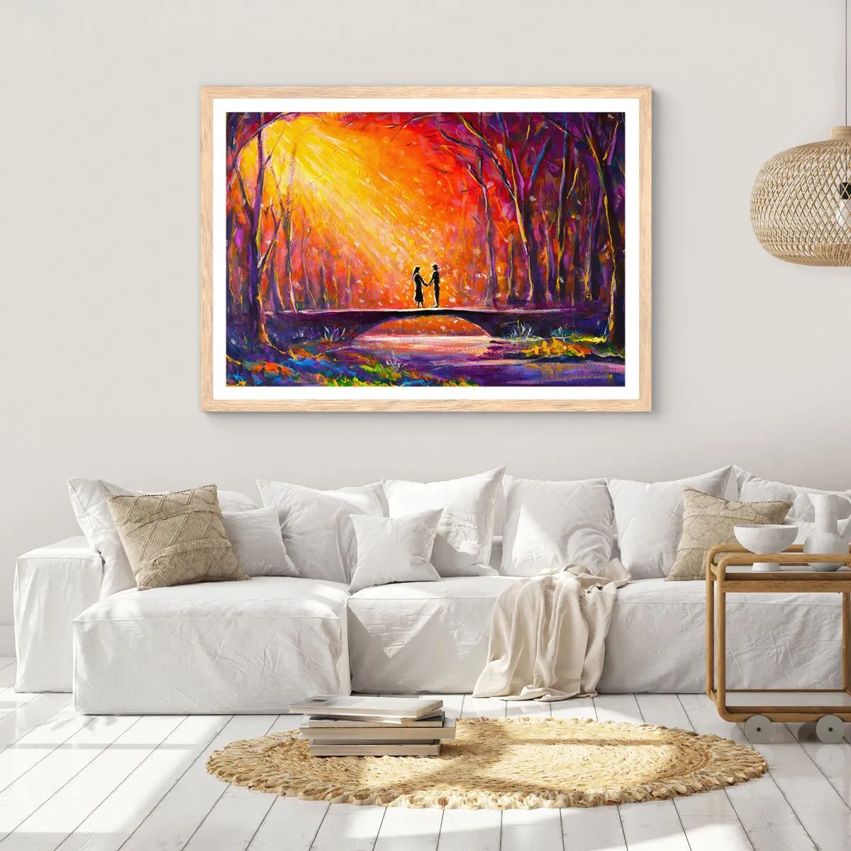 Plakat w ramie jasny dąb - Niebo ich też kocha - 50x40 cm