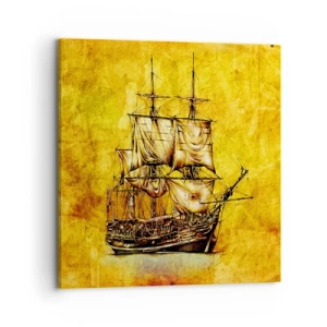 Obraz na płótnie - Kierunek Tortuga! - 70x70 cm