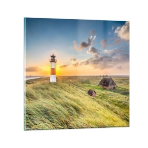 Obraz na szkle - Między falami - 30x30 cm