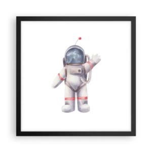 Plakat w czarnej ramie - To na razie! - 40x40 cm