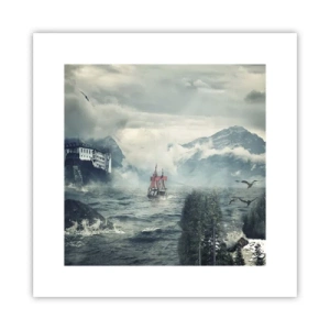 Plakat - Na magicznych wodach - 30x30 cm