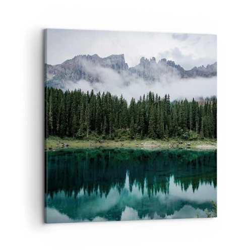 Obraz na płótnie - Cicho, cicho, nie budźmy wody spiącej… - 50x50 cm