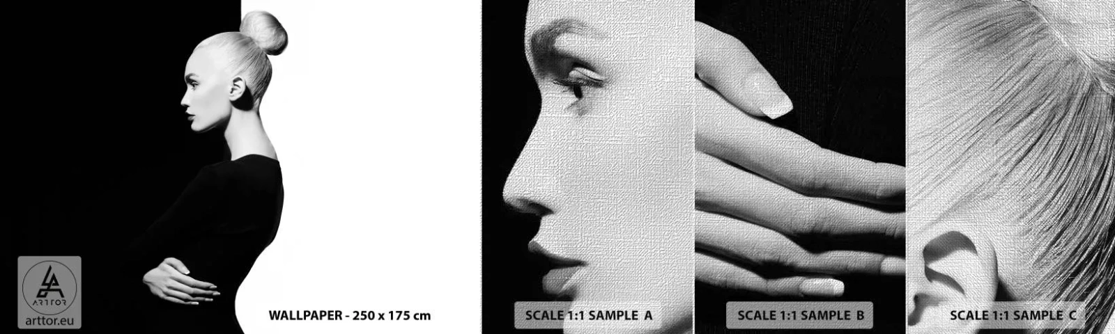 Fototapeta Próbka Premium Canvas - Po prostu kobieta - Moda, Kobieta, Elegancki - 100x30 cm