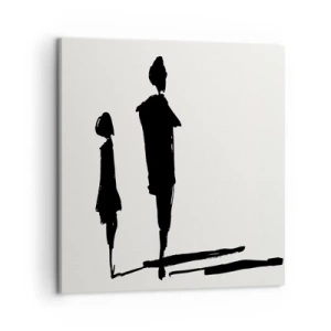 Obraz na płótnie - Na pewno razem? - 50x50 cm