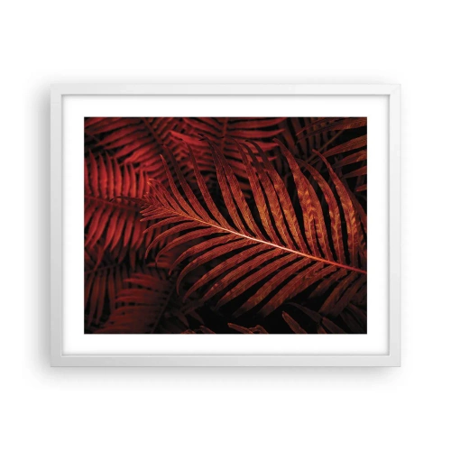 Plakat w białej ramie - Żar życia - 50x40 cm