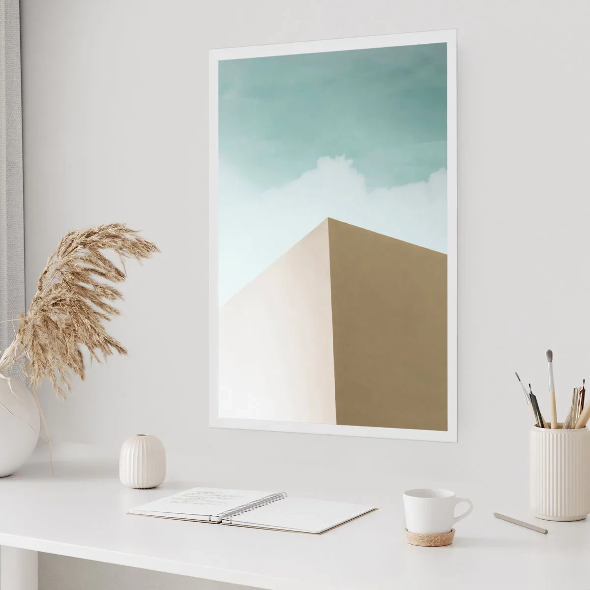 Plakat - Geometria słonecznego lata - 30x40 cm