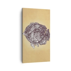 Obraz na płótnie - Z oceanu ornamentów - 45x80 cm