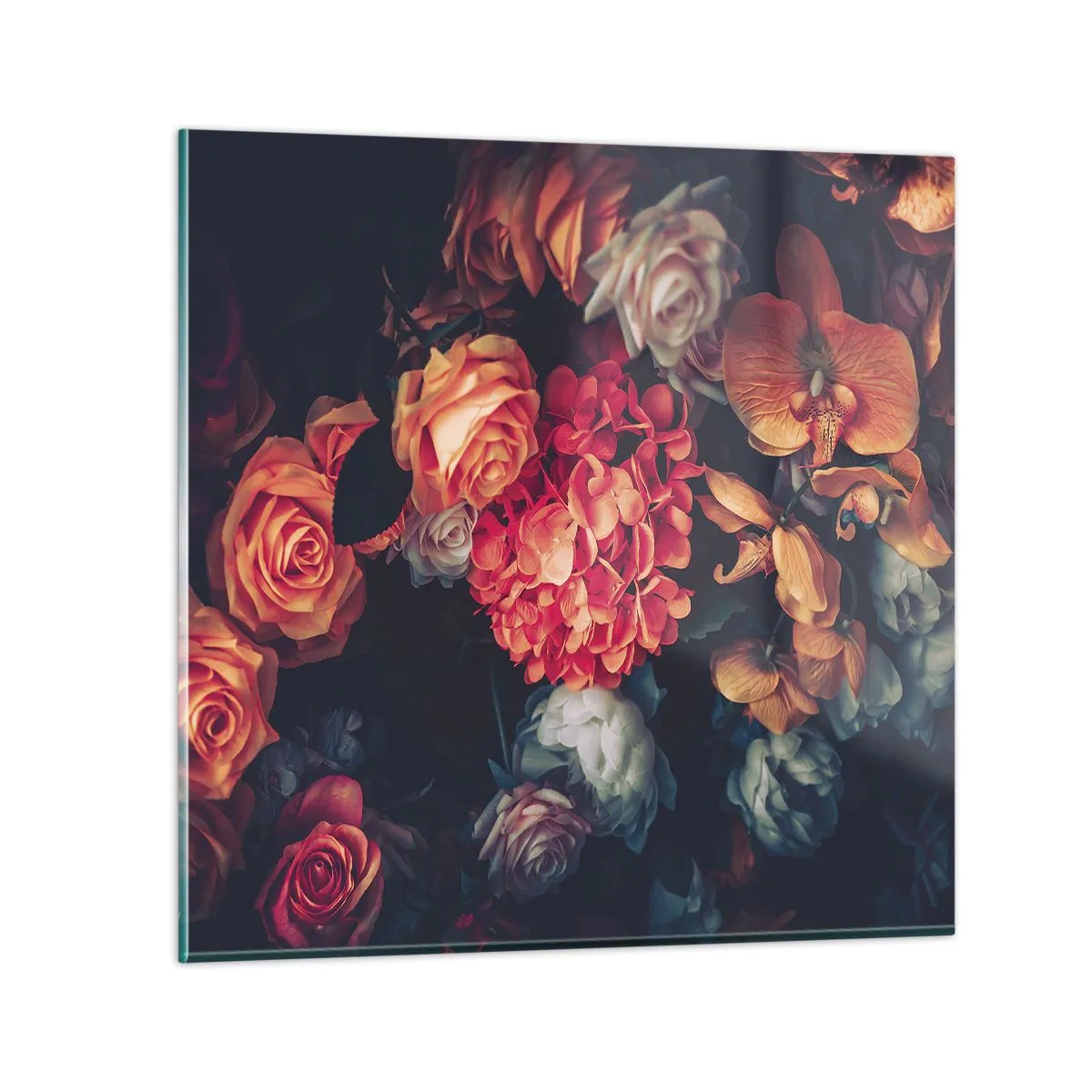 Obraz na szkle - Jak u holenderskich mistrzów - 60x60 cm