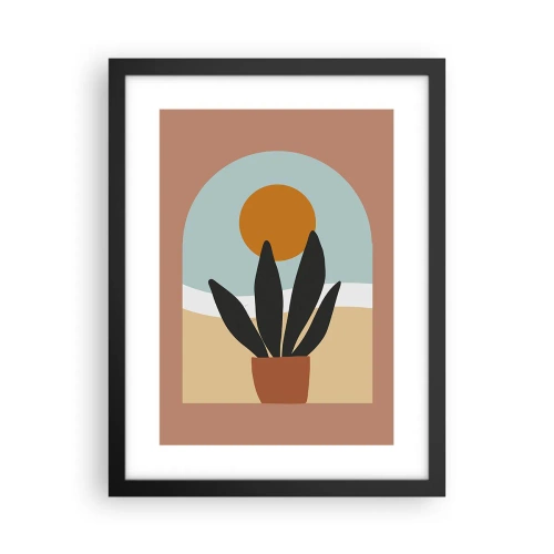 Plakat w czarnej ramie - Drobne radości - 30x40 cm