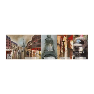 Fototapeta Próbka Samoprzylepna Deluxe Sticker - Liczy się tylko ona - Wieża Eiffla, Miasto, Paryż - 100x30 cm