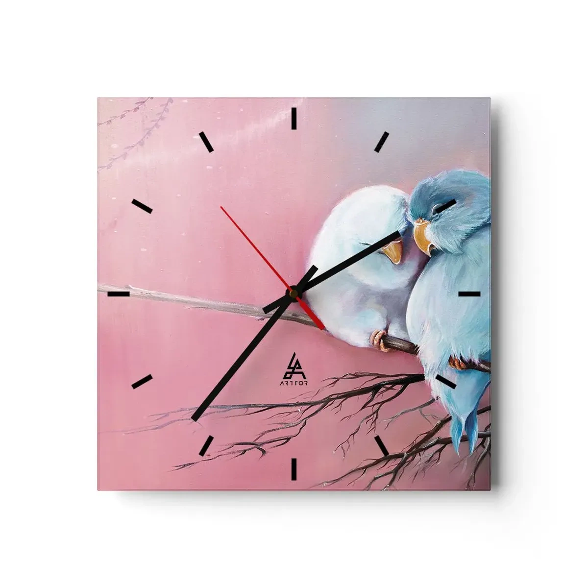 Zegar ścienny - Cóż tu dodać?… - 40x40 cm