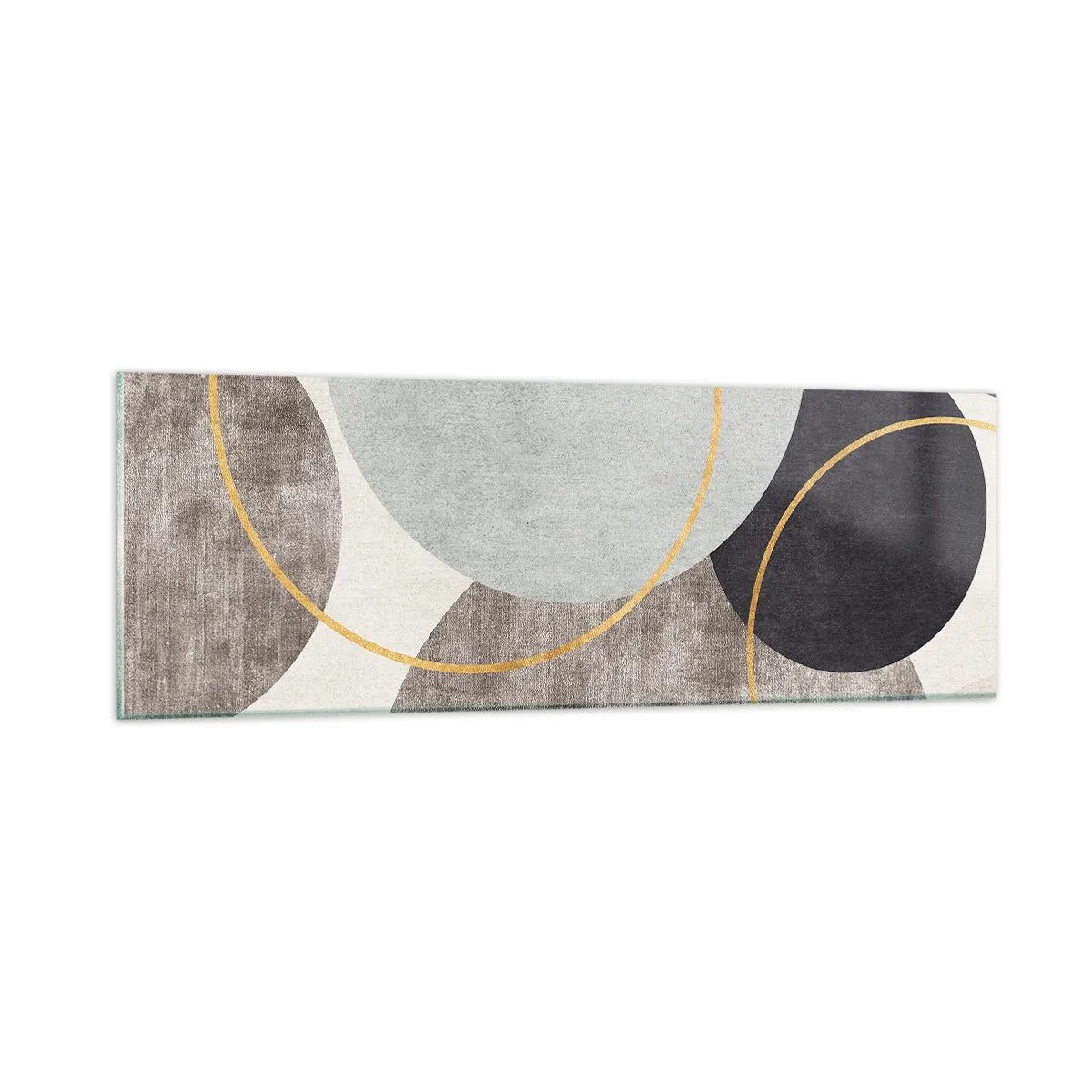 Obraz na szkle - Koło za kołem - 90x30 cm