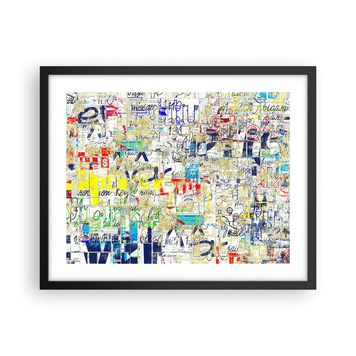 Plakat w czarnej ramie - Po prostu cieszy oczy - 50x40 cm