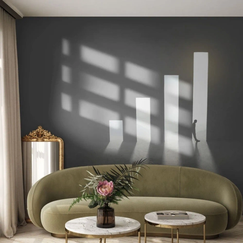 Fototapeta Premium Canvas - Sukces – impresja - Biznes, Architektura, Człowiek - 350x256 cm