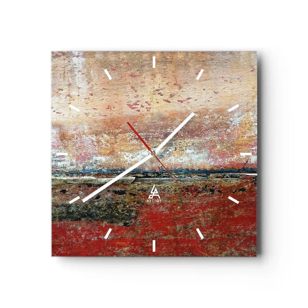 Zegar ścienny - Może to morze - 40x40 cm