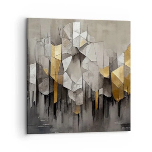 Obraz na płótnie - Kompozycja z lodu i światła - 70x70 cm