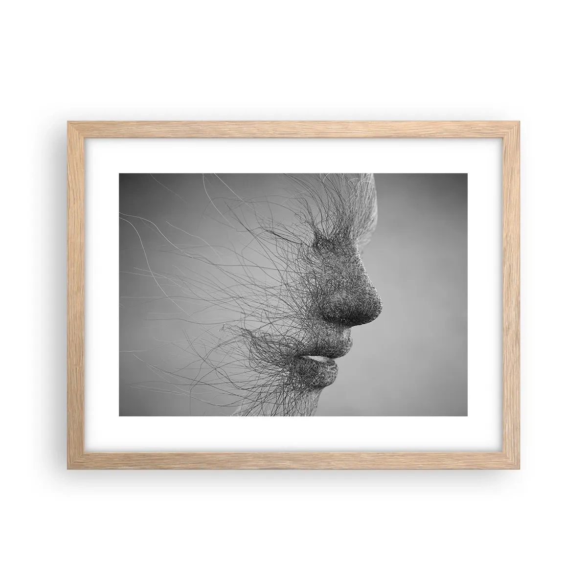 Plakat w ramie jasny dąb - Duch wiatru - 40x30 cm