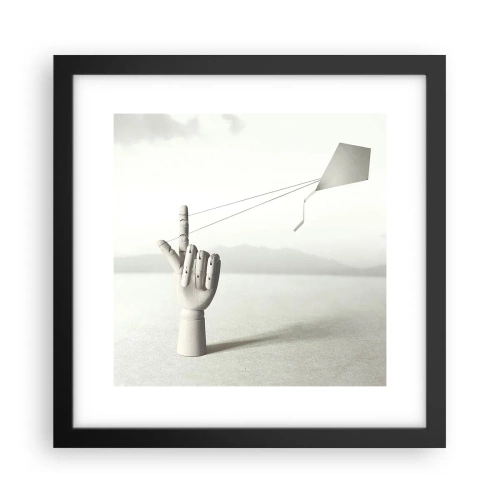Plakat w czarnej ramie - Próba sił - 30x30 cm