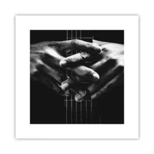 Plakat - Modlitwa artysty - 30x30 cm