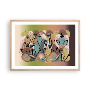 Plakat w ramie jasny dąb - Nadchodzi wielkie święto - 70x50 cm