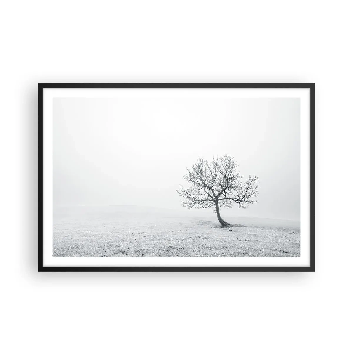 Plakat w czarnej ramie - Przeciw nicości - 91x61 cm