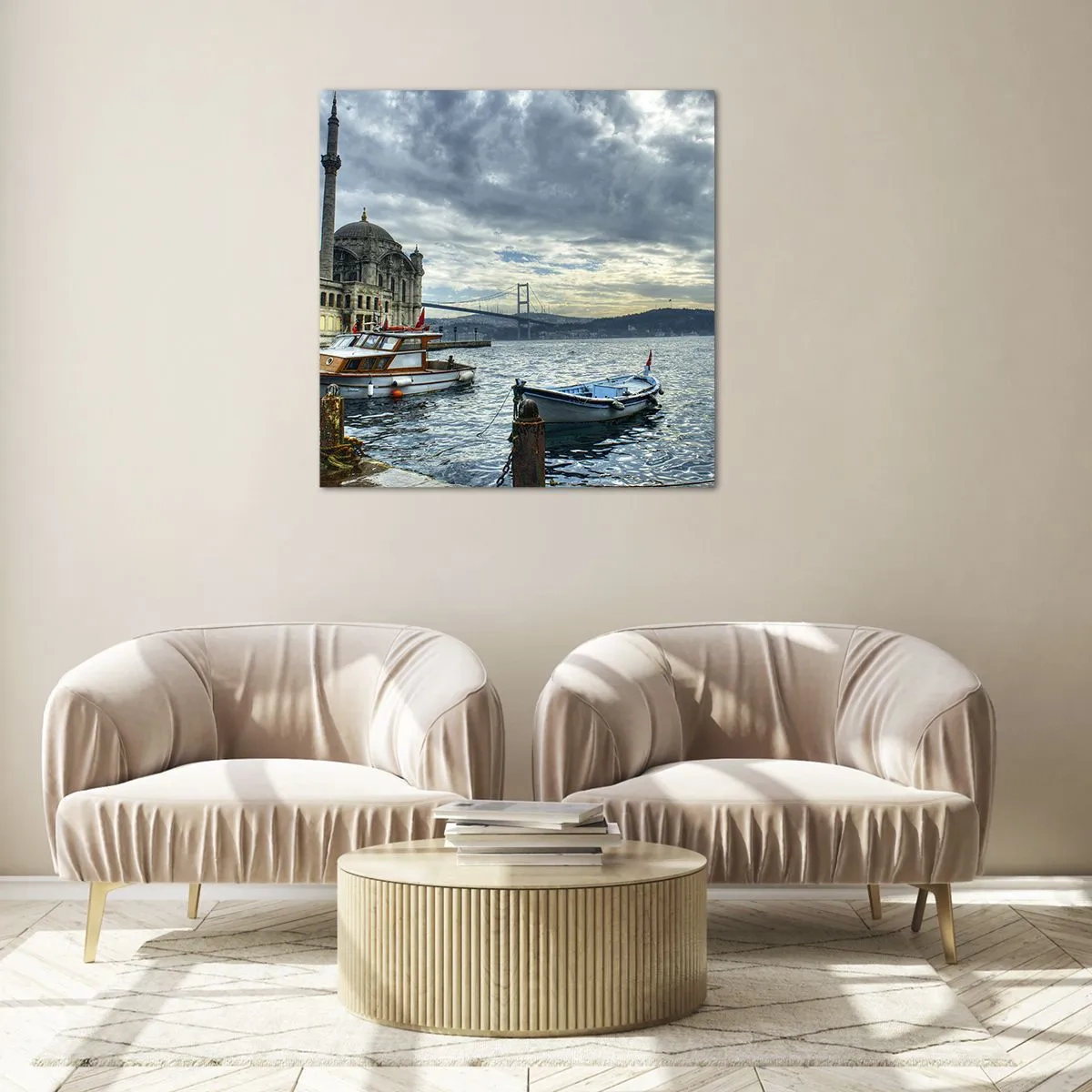 Obraz na szkle - Na granicy światów - 30x30 cm