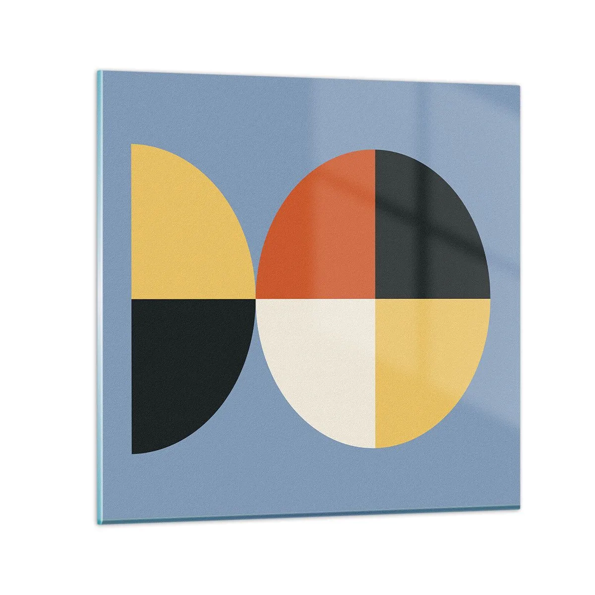 Obraz na szkle - Patrz i licz - 60x60 cm