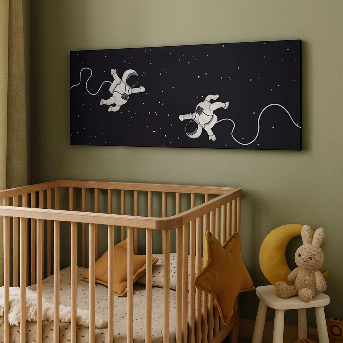 Obraz na płótnie - Kosmiczny pląs - 100x40 cm