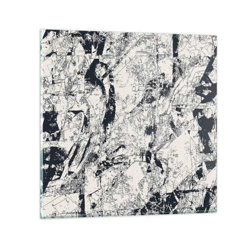 Obraz na szkle - Przenikanie przeciwieństw - 60x60 cm