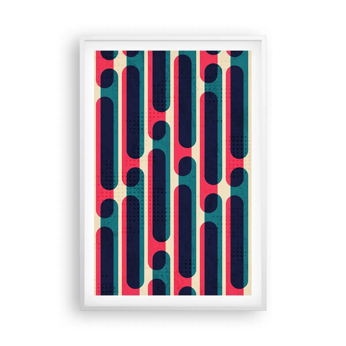 Plakat w białej ramie - W głąb i do przodu - 61x91 cm