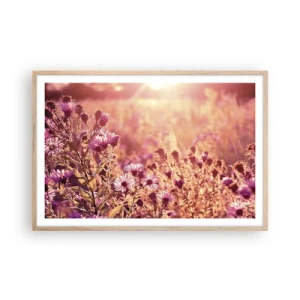 Plakat w ramie jasny dąb - Przed odejściem lata - 91x61 cm