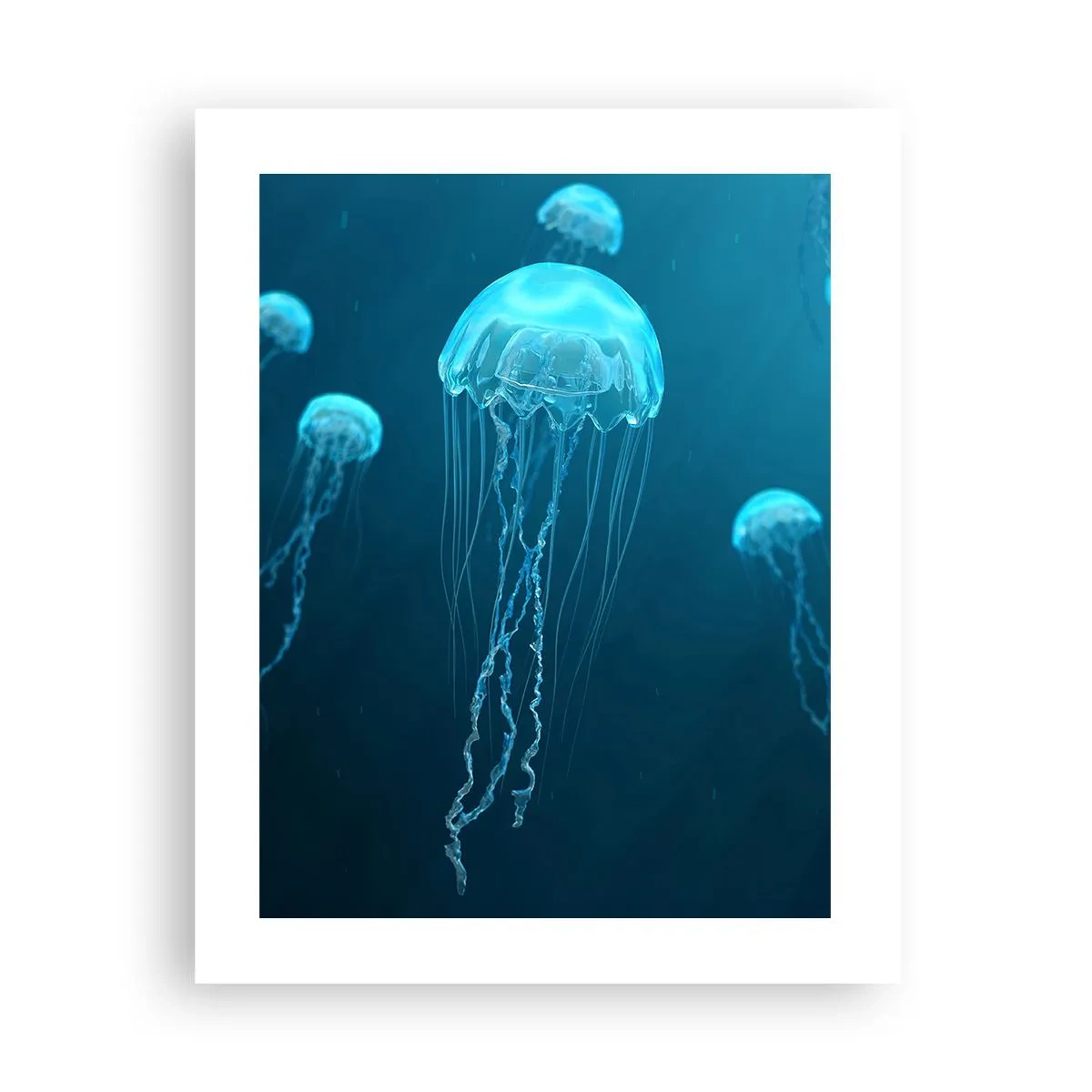 Plakat - Oceaniczny taniec - 40x50 cm
