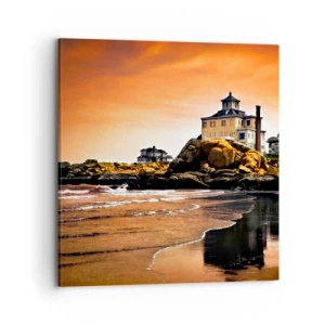 Obraz na płótnie - Elegancja zachodniego wybrzeża - 70x70 cm