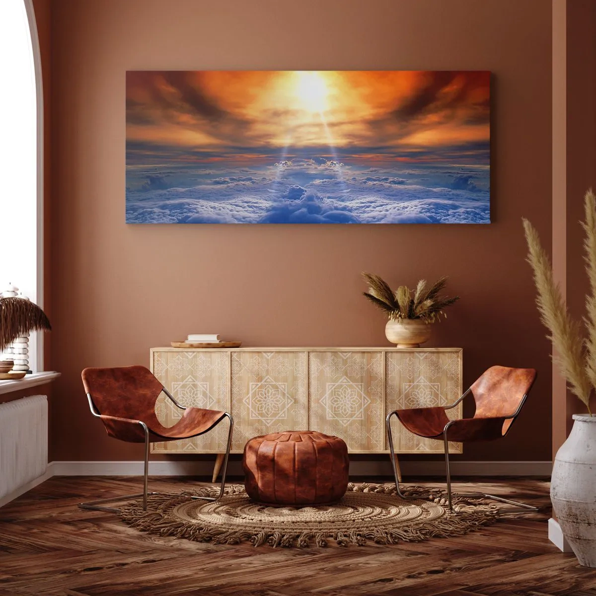 Obraz na płótnie - Pejzaż mistyczny - 100x40 cm