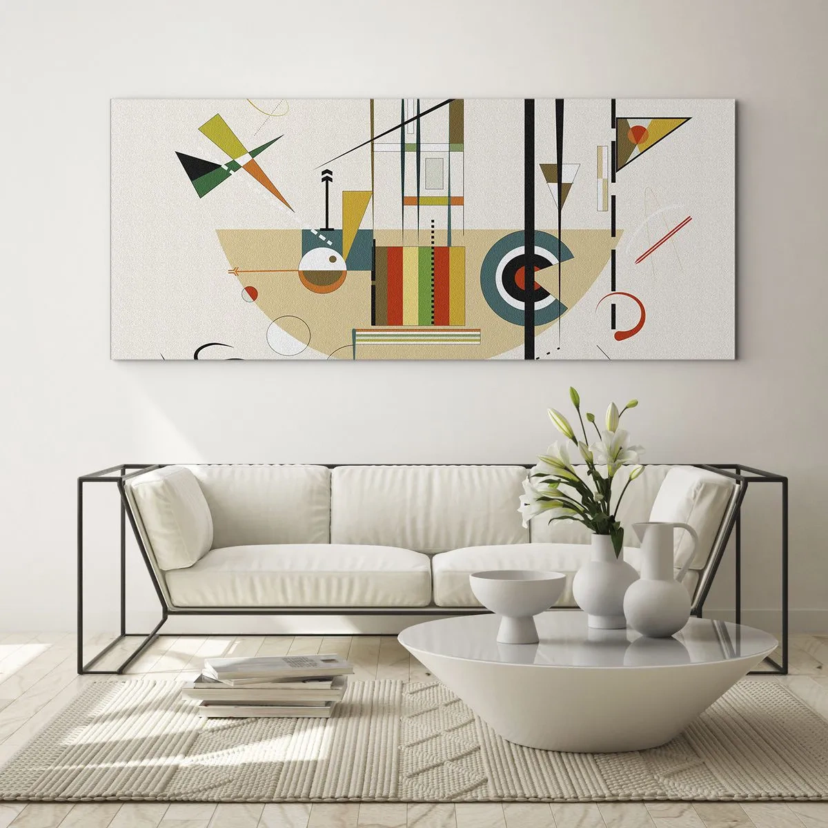Obraz na szkle - I świat się śmieje - 100x40 cm