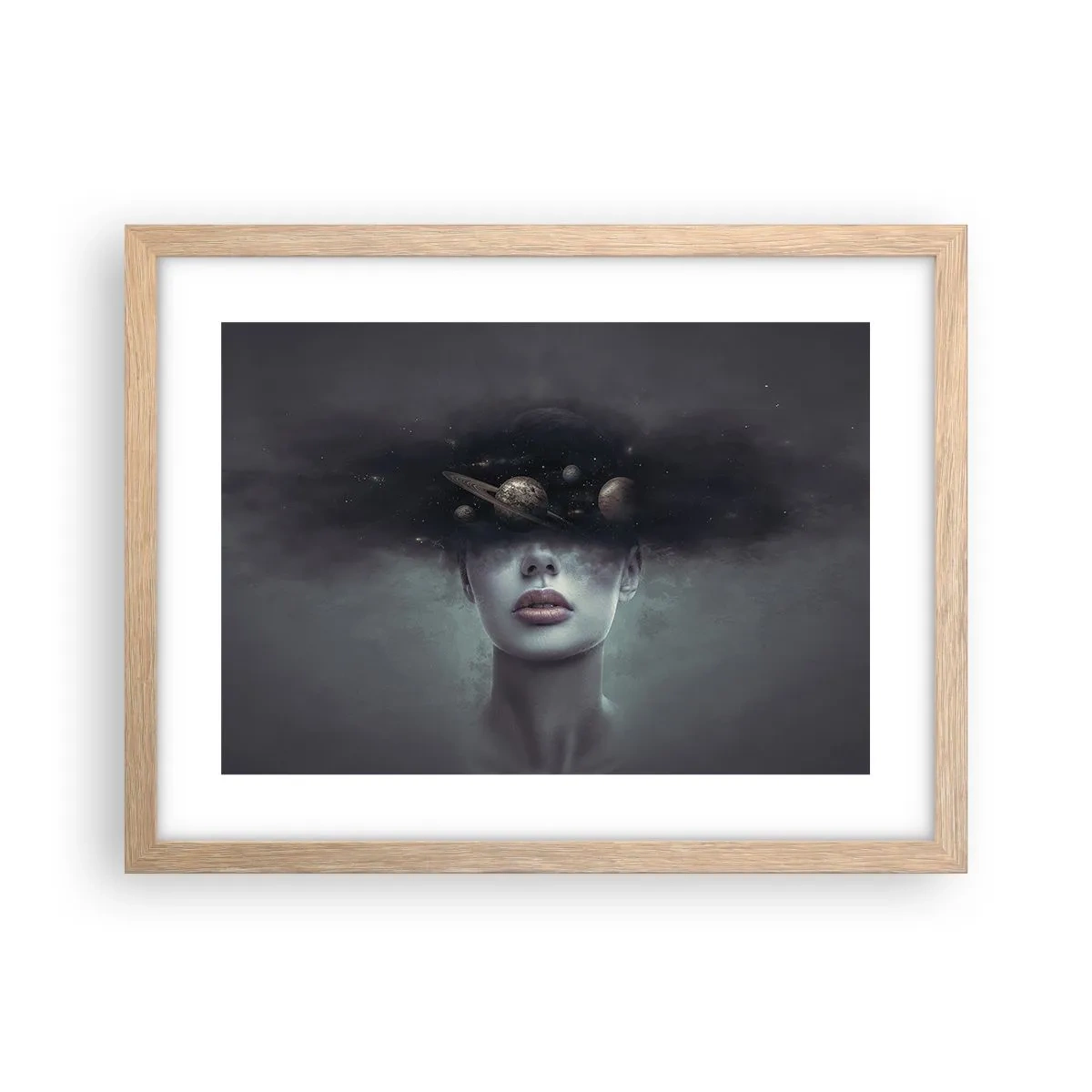 Plakat w ramie jasny dąb - A planety szaleją… - 40x30 cm