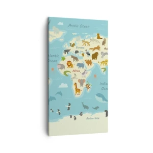 Obraz na płótnie - Dobrzy sąsiedzi - 45x80 cm