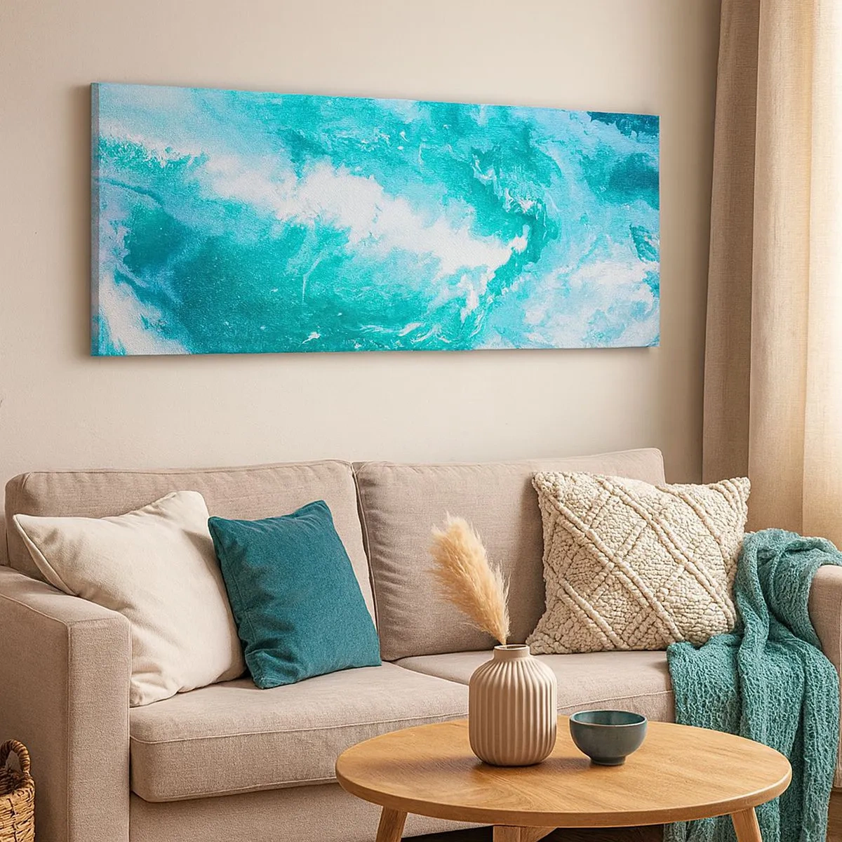 Obraz na płótnie - W jądrze żywiołu - 100x40 cm