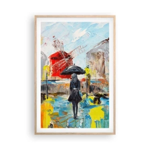 Plakat w ramie jasny dąb - Paryskie legendy - 61x91 cm