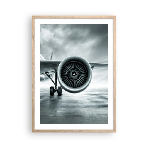 Plakat w ramie jasny dąb - Jest moc! - 50x70 cm